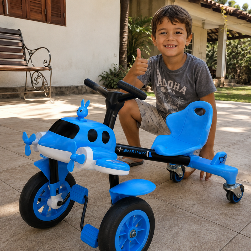 Avaliação de Camila Santos sobre o Quadriciclo Infantil AeroKids®